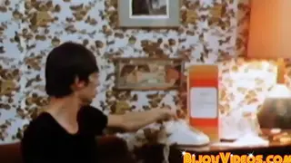 Vintage Lovers Fuck Doggystyle to Cumshot Finish