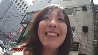 Japanese MILF Swallows Cock Before Creampie Finish