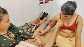 Indian Roommate Takes Two Cocks In Hotel And Office
