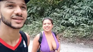 Hairy Latina Wife Enjoys Rough Outdoor POV Session