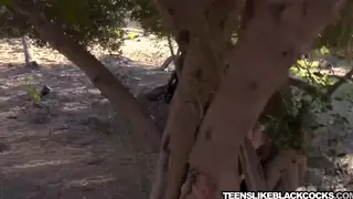 Petite Teen Takes BBC Riding to Messy Facial Finish