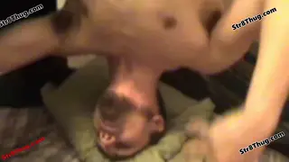 Submissive Man Sniffs Dominant Asses In Worship