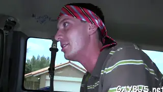 Amateur Guys Fuck Hard in a Gritty Home Clip