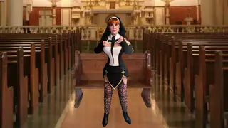 BBW Mature Nun Takes Creampie in Missionary