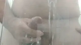 Solo Guy Strokes Fast and Finishes With a Thick Load