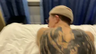 Hipster Takes First Rough Anal at Club Orgy