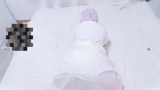 Hijab Beauty Teases in POV with Curvy Rear View