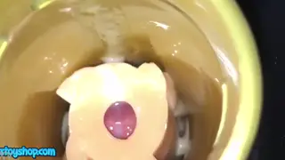 Amateur Guy Strokes With a Fleshlight Until He Cums