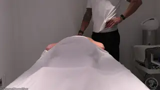 Blonde Masseuse Gives Outdoor Handjob Happy Ending