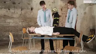 Teen Twink Delivers Slow Oral Pleasure to His Partner