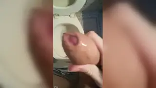 Solo Guy Works His Cock to a Quiet Release on Camera