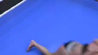 Redhead MILF Wrestles Tattooed Rival in BDSM Match
