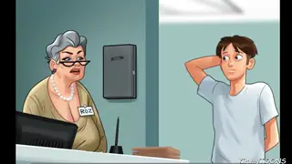 Mature MILF Lures Teen Student into Hospital Storeroom Creampie