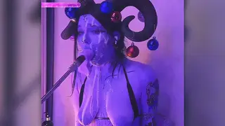 Busty Tattooed Wife Deepthroats in Cosplay