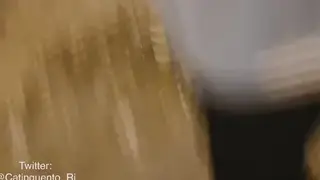 Latino Gives Deep Blowjob Before Pissing Scene