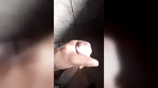 Well-Endowed Guy Finishes on His Own Hand