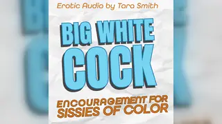 Femdom Voice Commands a Handjob for a Big White Cock
