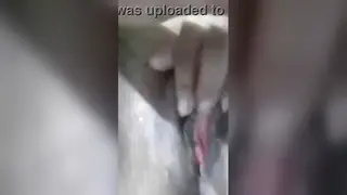 Mature Woman Fingers Herself in Jungle Setting