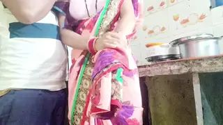 Indian Maid Cheats with Husband While Wife Watches