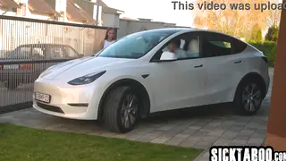 Busty Teen Takes Deep Anal After Sloppy Blowjob