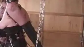 Bound Slave Endures Machine Fucking in Stockings