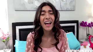 Petite Amateur Gives a POV Blowjob Up Close
