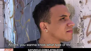 Latino Twink Takes Cash to Suck and Ride Bareback