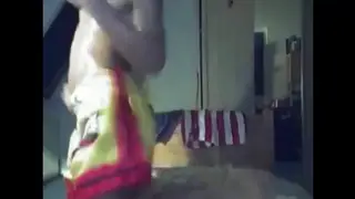 Arab Twink Strokes Alone in Private Moment