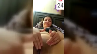 Voluptuous BBW Fingers Her Wet Pussy to a Shaking Orgasm