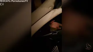 Stranger Gets Milked by Brunette Wife in Car