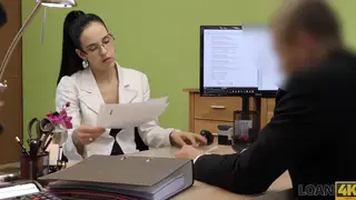 Teen Office Worker Explores New Sexual Territory