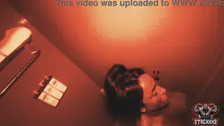 Blonde MILF Fucks Black Husband in Shower