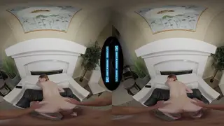 Petite Redhead Teen Sucks and Fucks in VR Doggystyle POV