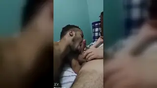 Man Delivers Enthusiastic Blowjob to Partner