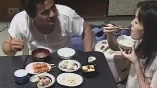 Petite Japanese MILF Takes Two Cocks Doggystyle