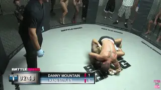 Blonde Fighter's Prize Earns Deep Throat and Facial