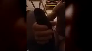 Black Stud Gets His Thick Shaft Worshipped on Camera