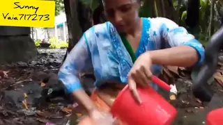 Indian Woman Explores Pleasure With Fingers and Feet
