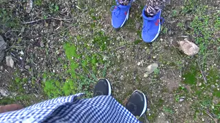 Arab MILF Fucks Her Stepson Outdoors While Cuckold Husband Watches