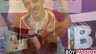 Slim Twink Jerks Off at Desk After Casting Interview