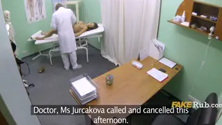 Petite Patient Gets Pussy Licked During Medical Exam
