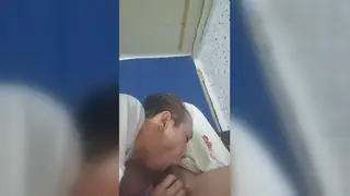 Asian Twink Deepthroats Massive Cock in POV