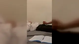 Teacher Guides Student Through First Handjob at Desk