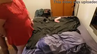 Curvy BBW MILF Submits to Whipping and Handjob