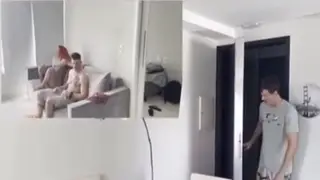 Wife Gives Her Ass to Stepbrother While Husband Watches