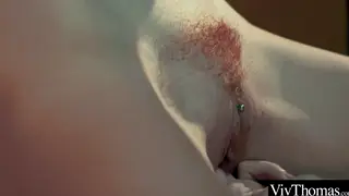 Brunette and Redhead Lesbians Wrestle in Sweaty Gym Pussy Licking