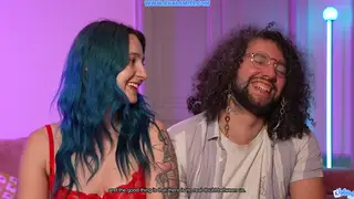 Curvy European MILF Takes a Facial While Husband Watches