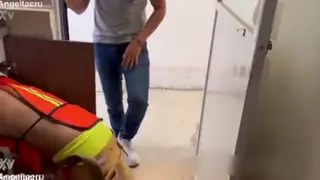 Latino Handyman Joins Wild Orgy with Multiple Studs