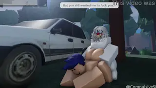 Femboy Takes Bareback Anal and Creampie in Car