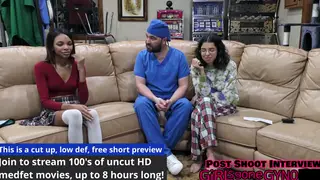 Brunette Teen Faces First Gyno Exam with Anal Check